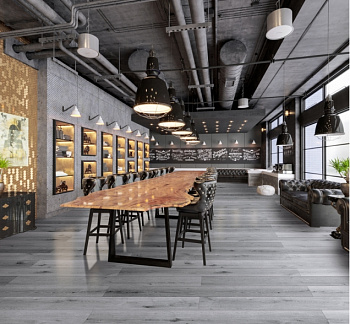 SPC ламинат "CronaFloor" Wood 4V Дуб Серый (1200*180*4 мм) — фото и характеристики